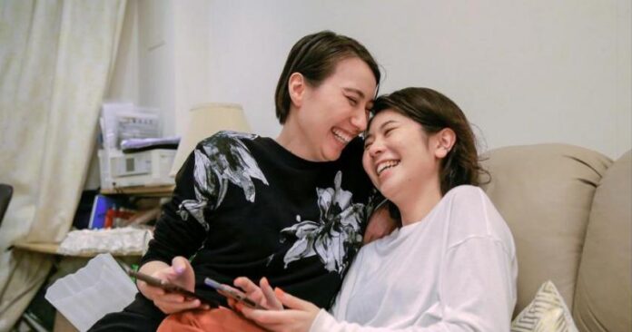 ‘the Light Of Hope Japanese Same Sex Couple Overjoyed By Marriage 