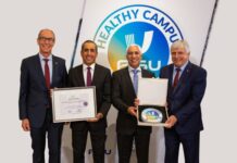 University of Doha for Science and Technology granted the FISU Healthy Campus Platinum Label